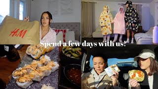 Spend a few days with us  Sushi dates shopping haul Immie and Kirra [upl. by Amado909]