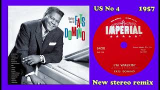 Fats Domino  Im Walkin  2024 stereo remix [upl. by Nylirahs]