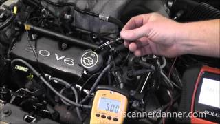 Ford 4wire MAF sensor wiring tests integrity testing [upl. by Ube]