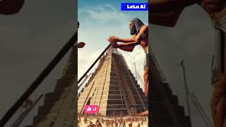 AI generated How were the pyramids really😍💥😱travel ancientegypt pyramid egyptology art egypt 🎊 [upl. by Ruvolo]