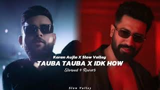 Tauba Tauba X IDK how remix karan Aujla ampstow valley  slowed reverb  slowedandreverbsongmashup [upl. by Yentirb91]