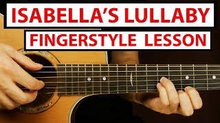 Isabellas Lullaby  Fingerstyle Guitar Lesson Tutorial  The Promised Neverland OST [upl. by Siduhey]