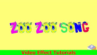 Zoo Zoo Song Effects l Parkfield Publishing 1989 Effects [upl. by Branham]