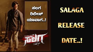 Salaga Title Track Update  Duniya vijay  Sanjana Anand Salaga Kannada MovieDuniya vijay birthday [upl. by Nuahs617]