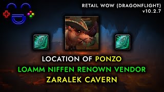 Ponzo WoW Zaralek Cavern Location [upl. by Atsillak]