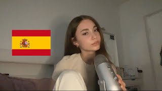 ASMR in Spanish 🇪🇸 reading trigger words [upl. by Blankenship]