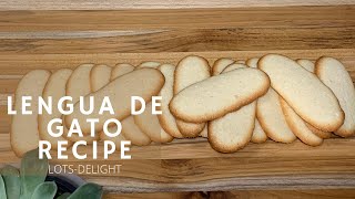 LENGUA DE GATO RECIPE [upl. by Tigram]