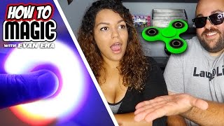 6 Magic Fidget Spinner Tricks [upl. by Leksehc]