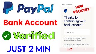 🔴 Live Proof Paypal Bank Account Confirm Kaise Kare 🥰  Paypal Bank Account Pending Problem Solved [upl. by Aryek]