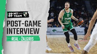 Ignas Brazdeikis explains tough loss in Madrid [upl. by Smail]