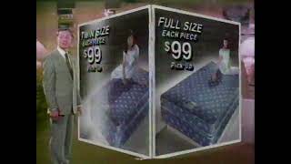 1989 Levitz Furniture TV Commercial [upl. by Airual]