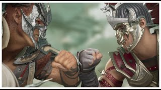 MK1 Shao Kahn Sad Dialogues Including Omniman [upl. by Jarlath]