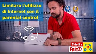 Limitare l’utilizzo di Internet con il parental control  Chiedi a FRITZ 12 [upl. by Strain]