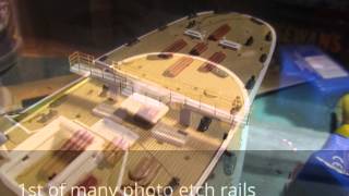 Building Revell 1400 Titanic Part 1 [upl. by Notxam]