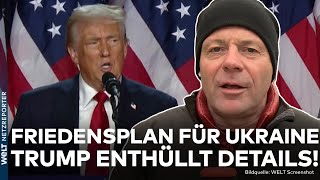 PUTINS KRIEG Paukenschlag Trump enthüllt Details zum Friedensplan zwischen Ukraine und Russland [upl. by Novelc425]