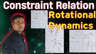 Problems On Constrained Motion In Rotational Dynamics Physics IITJEENEET Class11 [upl. by Terrye]