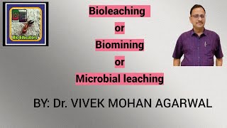 BIOLEACHING or BIOMINING or MICROBIAL MINING [upl. by Mcginnis591]