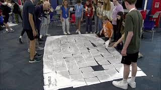 HUGE Map Puzzle by AP Human Geography Class [upl. by Diskson]