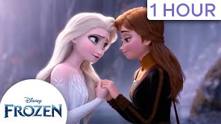 Best of Elsa and Annas Magical Moments  1Hour Compilation  Frozen [upl. by Konstance]