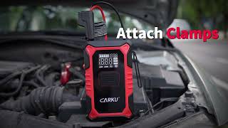 How to jump start your car using CARKU JS506 [upl. by Kleon]