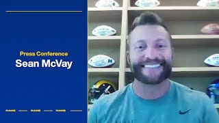 Sean McVay Reacts To Rams Initial 53Man Roster For 2023 Season [upl. by Zimmerman]