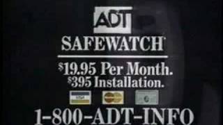 ADT ®  Were Home Even When Youre Not ® 203 Spot 1989 [upl. by Hibbs438]