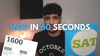 How To Get A 1600 On The SAT in 60 Seconds 31 Tips [upl. by Asirralc]