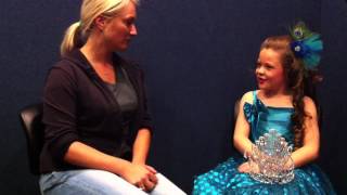 Toddlers and Tiaras Interview  Destiny Lindy with Blondie from WABD [upl. by Hassadah]