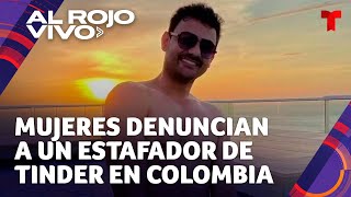 Mujeres denuncian a un estafador de Tinder en Colombia [upl. by Ayita141]