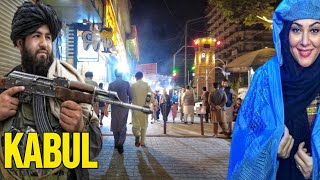 Afghanistan 4k Night walking Tour in Kabul  2024 [upl. by Rimaa]