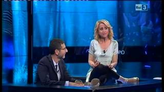 Che tempo che fa  Luciana Littizzetto  I servizi sociali di Berlu 13042014 [upl. by Nylorak]