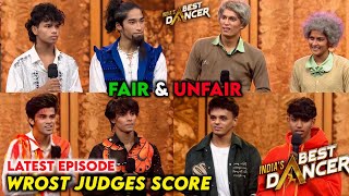 Worst Judges Score 29 September of India Best Dancer Season 4 Today Episode  IBD Season 4 Latest [upl. by Erialb]