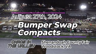 Shenandoah County Fair Bumper Swap Compact Demo Derby 2024 [upl. by Ailama]