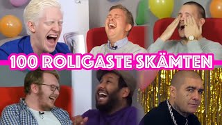 100 ROLIGASTE SKÄMTEN – BEST OF DEN SOM SKRATTAR FÖRLORAR [upl. by Zakarias]