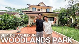 WOODLANDS PARK SEMI DETACHED UNIT DESMOND  LEE YONG SINGAPORE PROPERTY LISTING [upl. by Yraeht]