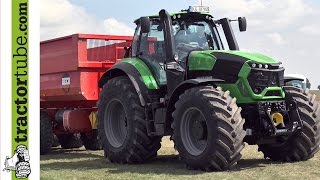 DeutzFahr 9340 TTV im Einsatz  Premiere auf der Potato Europe 2014 [upl. by Shanon849]