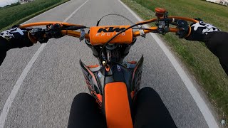 KTM EXC 300 RAW SOUND  TEST GOPRO [upl. by Lally]