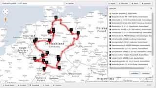 RouteXL v4 demo  Deutschland [upl. by Ecnerret]