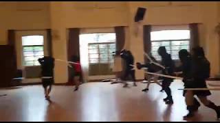 HEMA montante sparring  1 vs 8 part 2 [upl. by Millan]