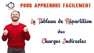 Le Tableau de Répartition des Charges Indirectes  Les Coûts Complets [upl. by Ardnazil546]