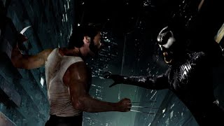 Topher Grace Venom vs Hugh Jackman Wolverine  Fanmade battle [upl. by Davey]