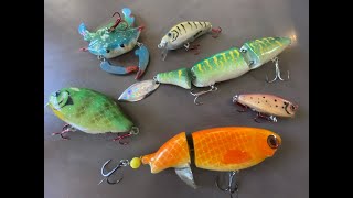 Testing out wooden lures I made [upl. by Steven]