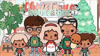 Aesthetic Christmas House Tour  with voice  Toca Boca Life World [upl. by Kudva88]