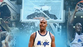 SHAQ BREAKING BACKBOARDS  Shaq Attack [upl. by Uzial541]