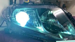 1215 Honda Civic Sedan  1213 Coupe 6  55 Watt HID  BiXenon Projector RetroFit by Sick HIDs [upl. by Tudela818]