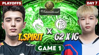 تیم اسپیریت  جی 2 آی جی گیم اول 🔥 Ti 13 Playoffs Team Spirit vs G2 x iG  Game 1 [upl. by Manning662]