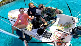 Staying Cool With Our New Dinghy Bimini amp Ripping Around On Underwater Scooters [upl. by Latoyia284]