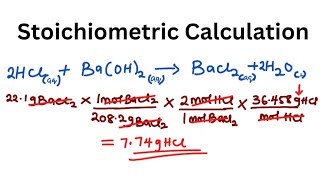 Stoichiometric Calculations Chemistry [upl. by Ettereve493]