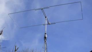 Moxon 21 MHz optimized for LU2DDU receiving RR9O siberian Beacon [upl. by Nyrret]