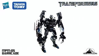 Optibotimus Reviews Transformers Movie Masterpiece MPM05 BARRICADE [upl. by Foushee]